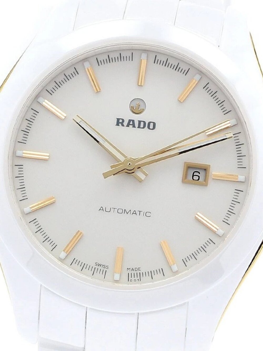 RADO Hyper chrome R32255712 Date white Dial Automatic Ladies Watch_902960